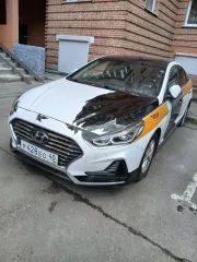 Hyundai Sonata 2019. Автотранспортное средство: модель автомобиля Hyundai, Sonata, 2019 г.в., номер двигателя G4NAKU252850; VIN: XWEE341СВК0006720, цвет: белый, желтый, серый.<br>***машина не на ходу, требует капитального ремонта, отсутствуют ключи зажигания.