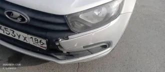 Lada Granta 2018 года, 87 лс, 89664 км, автомобиль LADA GRANTA, ХТА219010К0574108, грз А453УХ186, 2018 г.в. (бензин, МКПП), требуется ремонт