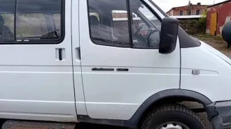 ГАЗ СОБОЛЬ 22177, 2020 года, VIN X96221770L0897986, гос. номер Е694МН142, кузов № 221700L0636307, двигатель № 76620168, цвет белый, мощность двигателя 120.6 л.с., тип двигателя дизельный, рабочий объем двигателя 2776 куб.см., с комплектом запасных колес, бывший в употреблении.