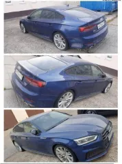 Audi A5 2018 года выпуска, государственный номер Н873ЕА716, VIN: WAUZZZF51JA106566, тип ТС — легковой, цвет синий, страна вывоза — Германия.