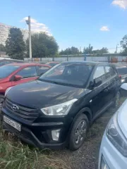 Hyundai Creta, 2019 года, 123 лс, 80000 км, АКПП. Марка, модель: HYUNDAI CRETA (ХЕНДЭ CRETA). Год выпуска: 2019. Категория ТС: Легковой универсал. Кузов / VIN: Z94G2811BKR195121. Цвет: Черный. Тип двигателя: Бензин. Привод: Передний. Трансмиссия: Автомат. Рабочий объем: 1591 см³. Мощность: 123 л.с…