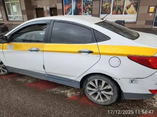 Hyundai Solaris 2015 года, 123 л.с., пробег 417000 км, автоматическая коробка передач. VIN Z94CU41DBFR480167, ПТС 39 №216110 от 14.12.2015 г.