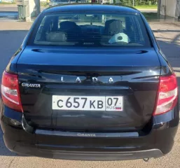 Легковой автомобиль LADA GRANTA 219040, VIN: ХТА219040Р0911402, 2023 год выпуска, ГРН С657КВ07, цвет Черный. Автомобиль находится в залоге.