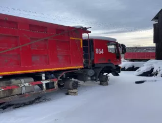 Автомобиль-самосвал Hongyan CQ3406HV39, VIN LZFF31T69MD038832, 2021 года выпуска, гос. рег. знак В954НН142. Отсутствуют ключи.
