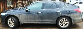 Honda Crosstour 2011 года, 275 лс, 474000 км, полный привод, АКПП. Легковой автомобиль ХОНДА Кросстур, VIN: 1HGTF2850BL600178, 2011 г.в., цвет: Черный, г/н: А070АУ73.
