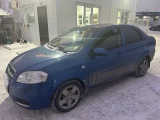 Chevrolet Aveo (Chevrolet Klas), 2007, седан, синий, г/н B285HO156, VIN XUUSF697J0000579, ПТС 86 PO 140421, СТС 99 28 362727. Требуется замена переднего бампера, гранаты с левой стороны и датчика холостого хода.
