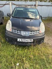 Автомобиль марки Nissan Note. Госномер А 323 РЕ 86, VIN SJNFCAE11U1062798, 2006 год выпуска. Цвет черный. Ключи и документы отсутствуют. Сколы ЛКП. Проверка исправности имущества не проводилась. ПТС, СТС не передавались. Погрузка и транспортировка имущества с места хранения осуществляется…
