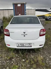 Renault Logan, 2018 года, 82 лс, автомобиль легковой, марка: Рено, модель: Логан, VIN: X7L4SRAVP60056384, гос. рег. номер: М106СТ35, год изготовления: 2018
