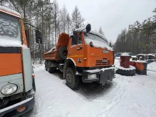 Грузовой самосвал КАМАЗ-5511, 1985 года, двигатель № 74010-12109, шасси (рама) № 204042, цвет оранжевый, ГРЗ У300УХ28.