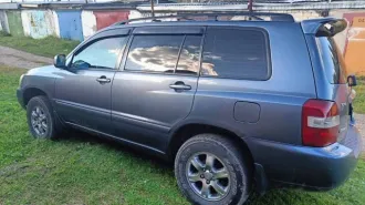 Toyota Highlander 2004 года, 230 л.с., пробег 257843 км, автоматическая коробка передач. VIN: JTEEP21A040032971, госномер У428УХ22.