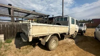 Грузовой бортовой Nissan Atlas 1998 г.в., г/н С737МС14, цвет белый, номер шасси (рамы) R8F23001690, № двигателя 059631, объем двигателя 3153.000 см. куб., мощность двигателя 97.800 кВт., мощность двигателя 133.000 л.с. Местонахождение: РС(Я).