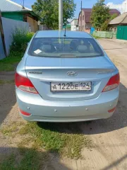 Hyundai Solaris, 2011, двигатель G4FA BW358328 (по ПТС производилась замена на аналогичный), кузов Z94CT41CBBR068458, серо-голубой, 107 л.с., 1396 куб. см, бензин, экокласс 4, VIN 294CT41CBBR068438