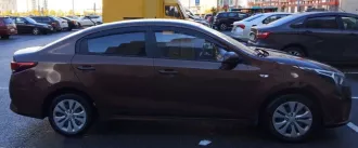 Автомобиль марки KIA, RIO, 2021 года выпуска, VIN: Z94C241BBNR249198, цвет   коричневый