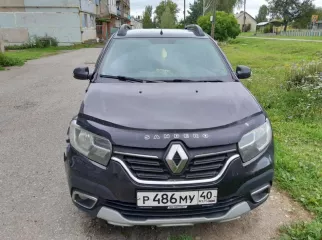 Легковой автомобиль RENAULT SANDERO STEPWAY, 2021 г.в.Легковой автомобиль RENAULT SANDERO STEPWAY, 2021 г.в., цвет черный, VIN Х7L5SRMAG67700921, объём двигателя 1,6, механическая коробка переключения передач, на ходу, нет крыла, битая дверь и разбит бампер. Пробег 65 000 км.