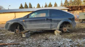 Ford Focus 2006 года, черный. VIN: X9F3XXEED36U20945, госномер: К367СО150. Двигатель: модель 6U20945, объем 1388 см³, мощность 80 л.с. (59 кВт). Снаряженная масса 1690 кг (1229 кг без нагрузки).