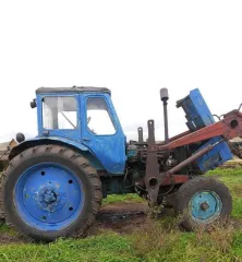 Трактор МТЗ-50 1970 года выпуска, синий. Двигатель № 268, госномер 3948 ХЕ 24.