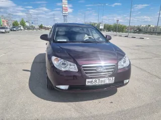 Hyundai Elantra 2008, 1.6 GLS, Вишневый, 2008 г.в., на ходу, в удовлетворительном состоянии.