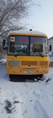 Автобус для перевозки детей ПАЗ 32053-70 2015 года выпуска, государственный номер Т508НВ55, идентификационный номер (VIN) X1М3205BXF0002666, модель двигателя 523420 F1003563, цвет жёлтый. Пробег: 258927 км.