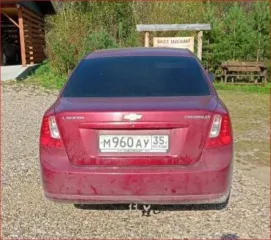 Транспортное средство: Легковой автомобиль Chevrolet Klan 2008 года выпуска, цвет кузова красный. Государственный регистрационный номер М960АУ35, VIN XUUNF196J80017479.