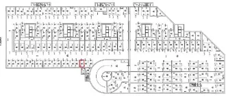 Нежилое помещение 12.5 м², Москва, ул. Новаторов д.4, корп. 4, площадь 12,5; Подвал № 0, помещение I, м/м 17, комн.55. Кадастровый номер 77:06:0003013:9200