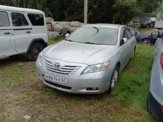 Автомашина TOYOTA CAMRY комплектен, в нерабочем состоянии 
Государственный регистрационный знак: М 661 НТ 67 
Год выпуска: 2007 
VIN номер: JTNBE40KXO3133586 
Вид транспорта: автомобиль 
Марка: TOYOTA  
Модель: CAMRY 
Пробег: 702017 

