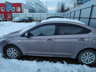Автомобиль Hyundai Solaris 2021 года выпуска, госномер Р644РХ11, VIN Z94K241CAMR275635, цвет коричневый, пробег 45 тысяч километров.