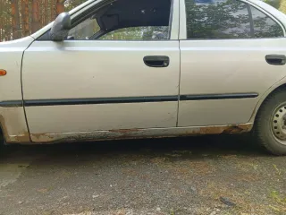 Автомобиль: Hyundai Accent, год выпуска: 2008, VIN: Х7МСF41GР8М165768, цвет кузова: серебристый