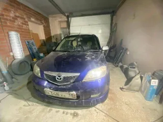 Mazda Demio, 2002 года, 91 лс, 295000 км, АКПП. Автомобиль легковой Mazda Demio, 2002 года выпуска, г/н А348УЕ38, номер кузова: DY3W-112332, цвет: синий.