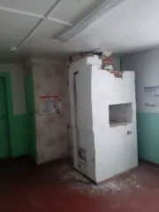 ФАП 74,1 кв. м, Архангельская область, Пинежский муниципальный округ, деревня Церкова, улица Мирная, дом 14. Деревянное здание, год постройки и ввода в эксплуатацию — 1986. Кадастровый номер 29:14:050601:127.