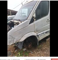 Volkswagen Crafter, 2007, грузовой фургон, 2ЕКЕ2, 2007 г.в., г/н Х103УР178, VIN WV1ZZZ2EZ86016511, белого цвета, в нерабочем состоянии, в залоге. Адрес: Ростовская область, Мартыновский р-н., х. Веселый, ул. Школьная, д. 12. На всей поверхности кузова следы коррозии, ржавчины и вмятин, двигатель в…