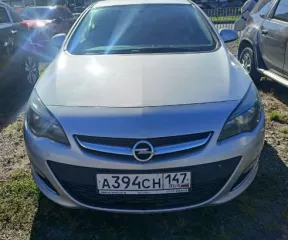 Opel Astra J, 2013 г.в., VIN XUFPC6DB8D3024787. Автомобиль находился в эксплуатации, является бывшим в употреблении, может иметь скрытые недостатки и неисправности вследствие эксплуатационных дефектов, естественного износа или ненадлежащего обслуживания.