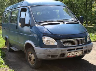 Автобус ГАЗ32213 Специальное пассажирское транспортное средство  идентификационный номер  VIN  X9632213080603165, год выпуска 2008, кузов №32210080379036, цвет ТЕМНО СИНИЙ 