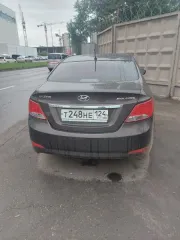 Hyundai Solaris 2015 года, седан. Государственный номер Т248HЕ124, VIN Z94СU41DBFR482243, номер кузова Z94СU41DBFR482243, номер двигателя FW558597. Цвет коричневый. Объем двигателя 1591 см³, мощность 123 л.с. Рабочее состояние не проверялось, видимых повреждений не имеет. Обременения: запреты…