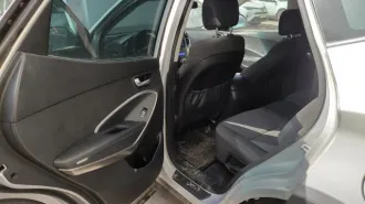 Автомобиль Hyundai SANTA FE, 2015 г.в, VIN-KMHST81CDFU495533, гос. № О885EУ31