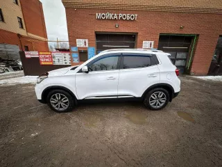 Chery Tiggo4. 2022 год. VIN: LVVDB21B7ND260005. Цвет: белый. Объем двигателя: 1499 см³. Мощность: 83 кВт (112.8 л.с.). Экологический класс: 5.