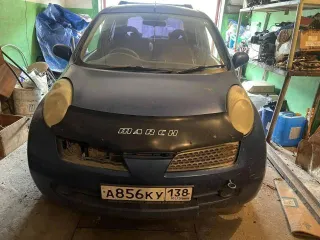 Nissan March 2003 года, 80 лс, 250000 км, АКПП, легковой автомобиль марки Nissan March 2003 года выпуска, кузов BK12080645, VIN отсутствует, синего цвета, государственный регистрационный знак А856 КУ 138