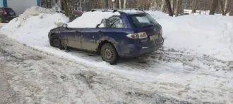 Mazda 6 2004, 141 лс, пробег 345к, состояние плохое, гнилая, не на ходу