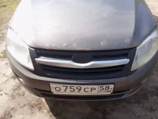 Lada Granta 2014, 87 л.с., 509954 км, модель: 219010, VIN: XTA219010E0270912, гос. рег. номер: О759СР58, 2014 года выпуска (транспортное средство имеет повреждения)