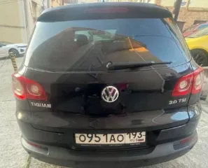 Автомобиль Фольксваген Тигуан, год выпуска: 2009, VIN: XW8ZZZ5NZ9G005911, цвет кузова: черный.
