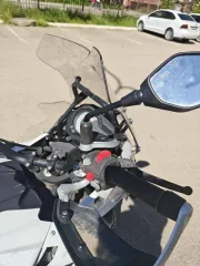 BENELLI TRK 502X, 2022 года. Мотоцикл BENELLI TRK 502X, 2022 года, марка: BENELLI, модель: TRK 502X, VIN: ZBNP16039PBE79152, гос. рег. номер: 2942АХ74, год изготовления: 2022.