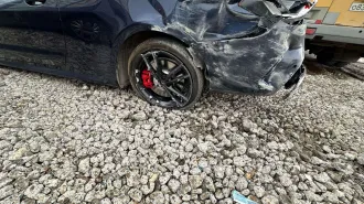 Bmw 4series 430i xdrive, 2022 года выпуска, идентификационный номер (vin) WBA71AP070CL19575, автомобиль не на ходу, после ДТП (см. фото), технически не исследовался, требуется осмотр.