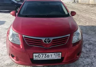Автомобиль марки Toyota модель Avensis 2010 г.в. VIN-номер SB1BG76L50E040287