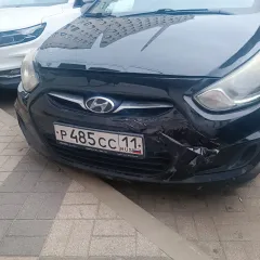 Автомобиль Hyundai Solaris, 2013 года выпуска, VIN: Z94CT51DBDR085348, цвет черный.