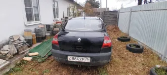 RENAULT MEGANE II CFE16 115, 2005 Легковой автомобиль, VIN VF1LM1B0A34525680, ГРЗ O864XP76, № двигателя K4MW761-R023565, цвет кузова черный.
