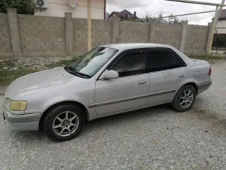 Toyota Corolla 1997 года, 105 л.с., 250000 км, АКПП. Легковой автомобиль, марка: Toyota, модель: Corolla, год изготовления: 1997, VIN: отсутствует, мощность двигателя, л. с. (кВт): 105 (77.2), кузов №: AE110-5157181. Пробег уточнять при осмотре.