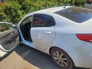Kia Rio, год выпуска 2016, идентификационный № Z94CB41BBHR374220, цвет белый