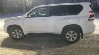 Toyota Land Cruiser Prado, 2014 года, 131 лс, 123818 км, полный привод, АКПП, легковой автомобиль, марка: Toyota, модель: Land Cruiser Prado, цвет: белый, VIN: RUTBX8FJ9F0021989, ПТС: 25ОЕ108700, г/н: Р875МН46, тип двигателя: бензиновый, мощность двигателя, л. с. (кВт): 163,2, рабочий объем…