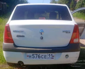 Renault SR, VIN: X7LLSRABH9H252102, госномер: Н576СЕ11, 2009 г.