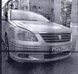 Toyota Premio 2007, г.в. 2007, г/н Р075КО125, №кузова NZT2400100904, №двиг. С498736.
