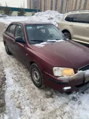 Hyundai Accent, 2009. Легковой седан, VIN: X7MCF41GP9M218309, цвет: красный.
